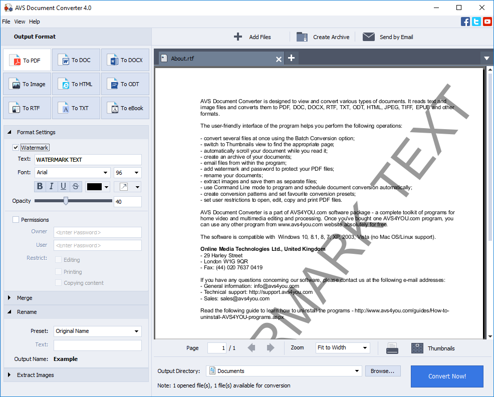 Neevia Document Converter Pro 7.5.0.211 download the new version