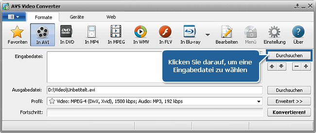 Wie erstellt man eine MPEG-4-kompatible CD (DivX oder Xvid)? Schritt 2