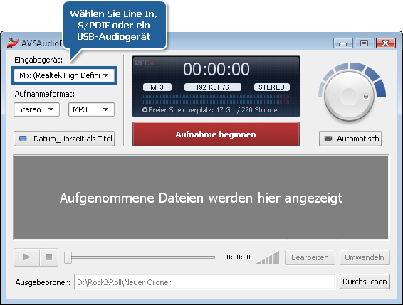 Wie kann man alte Heim-Audiokassetten kopieren? Schritt 2