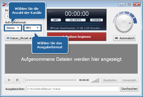 Wie kann man alte Heim-Audiokassetten kopieren? Schritt 3