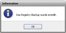 Wie kann man ein Backup von der Windows-Registry mit AVS Registry Cleaner erstellen und sie wiederherstellen? Schritt 3