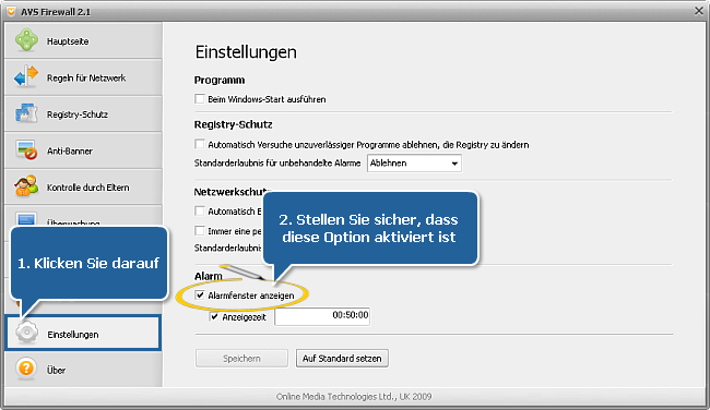 Wie kann man nicht zuverlässige Netzwerkverbindungen verhindern? Schritt 2