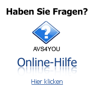 AVS4YOU-Online-Hilfe. Finden Sie Antworten auf Ihre Fragen. Klicken Sie hier zum Lesen.