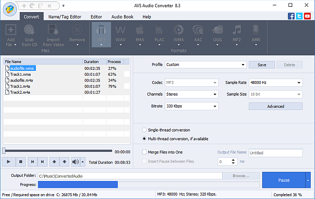 How to use command line with AVS Command Line Converters? Step 4