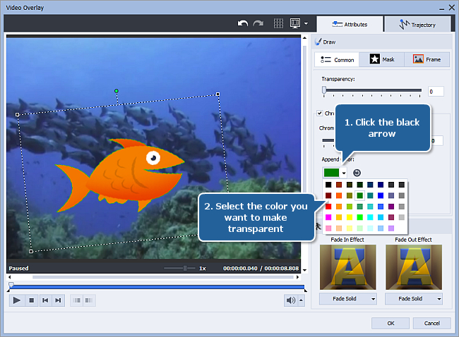 AVS4YOU >> AVS Video Editor >> Working with AVS Video Editor >> Editing  Videos >> Video Effects >> Special Effects >> Sepia