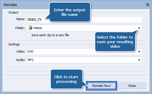 How to create a disc menu using AVS Video ReMaker? Step 6