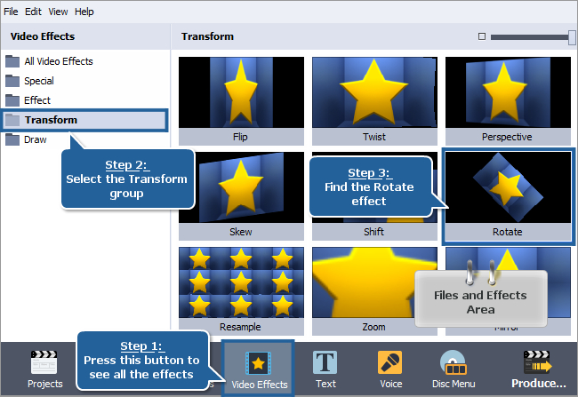 AVS4YOU >> AVS Video Editor >> Working with AVS Video Editor >> Editing  Videos >> Video Effects >> Special Effects >> Sepia