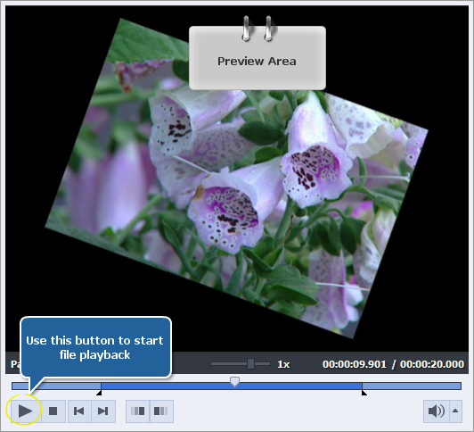 How to rotate your video using AVS Video Editor? Step 4
