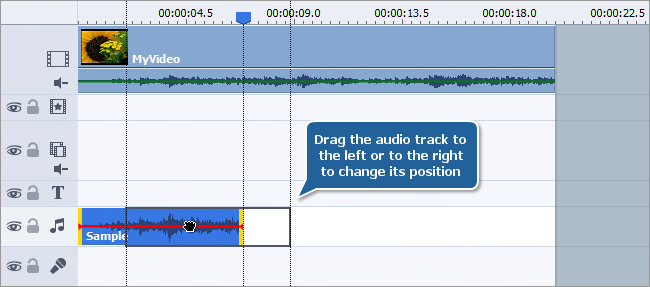 How to add audio to your video? Step 1