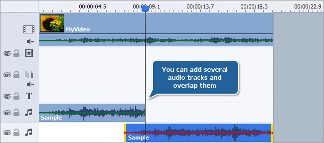 How to add audio to your video? Step 1