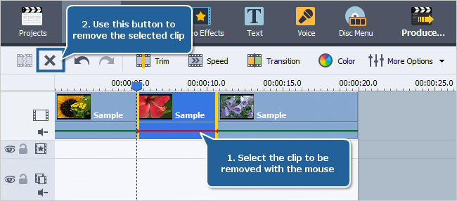 How to trim video? Step 3