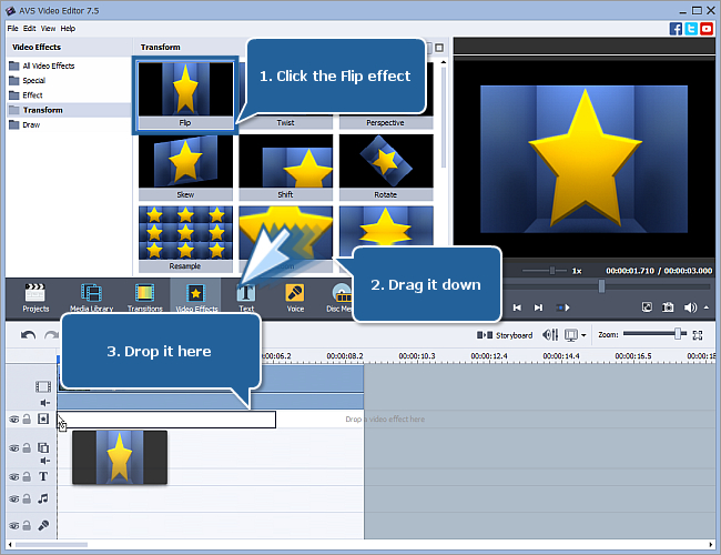 AVS4YOU >> AVS Video Editor >> Working with AVS Video Editor >> Editing  Videos >> Video Effects >> Special Effects >> Sepia