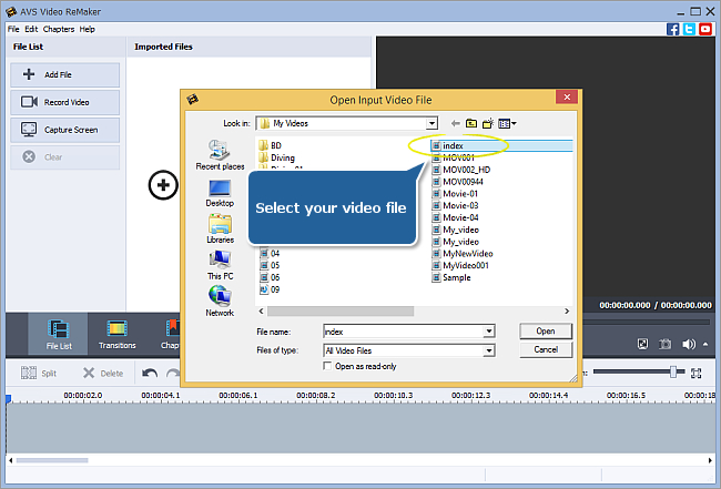 How to cut out unnecessary scenes without re-encoding. Step 2