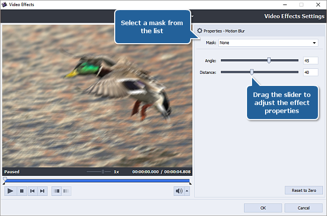 How to blur your video? Step 3