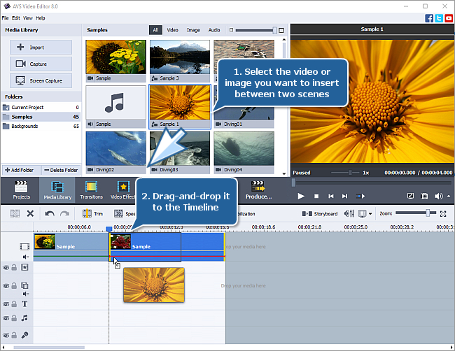 AVS Video Editor 12.9.6.34 instaling