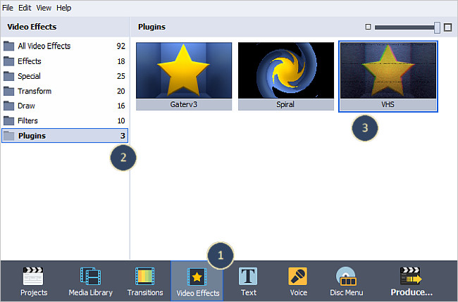 How to create a retro look with the VHS Effect plugin? Step 1_1