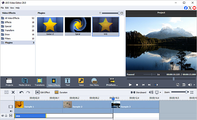 How to create a retro look with the VHS Effect plugin? Step 2_3
