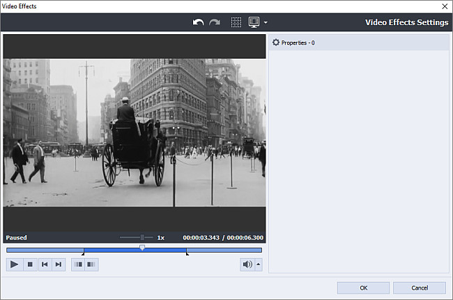 How to restore old footage with the restoration plugin? Step 3