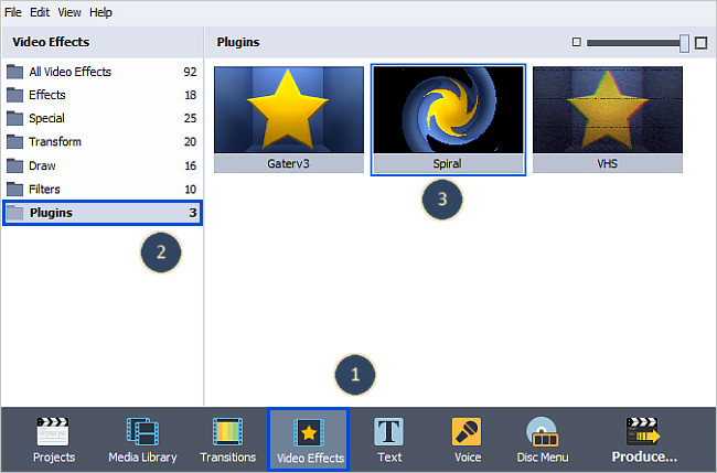 How to create dynamic motion graphics with the Spiral effect plugin? Step 1_1
