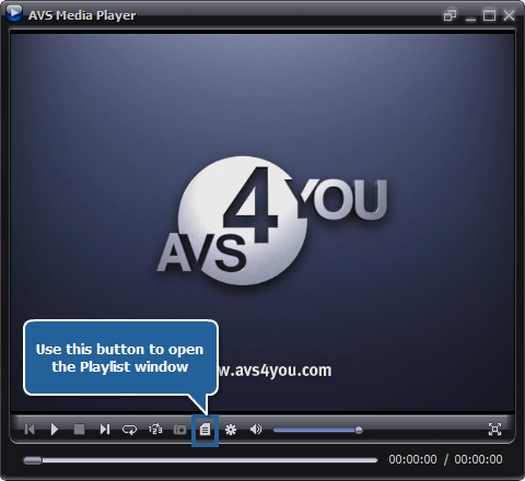 How to playback video files using AVS Media Player? Step 3