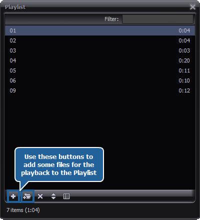 How to playback video files using AVS Media Player? Step 3