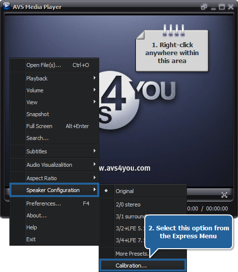How to playback video files using AVS Media Player? Step 4