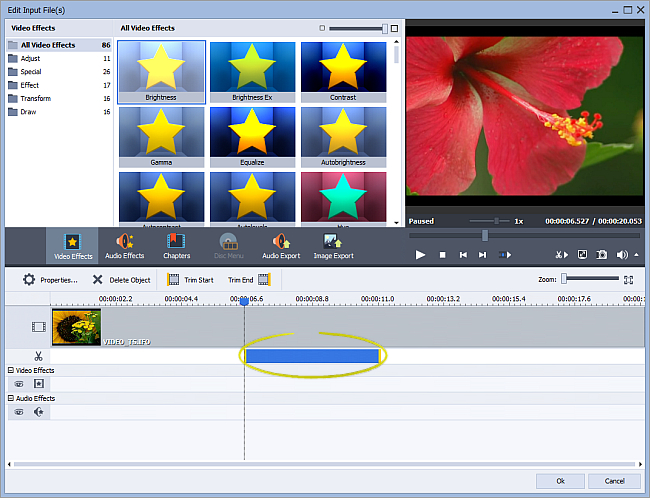 How to delete unnecessary parts from a video and convert it to another format? Step 4
