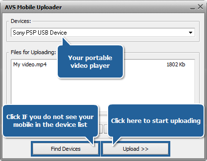 How to convert video to other portable video players? Step 6