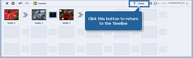 How to add title after the selected clip in the timeline? Step 3