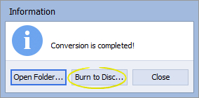 How to burn video to DVD? Step 6