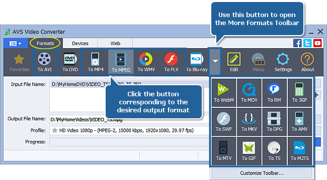 How to convert home DVD episodes into separate files? Step 3