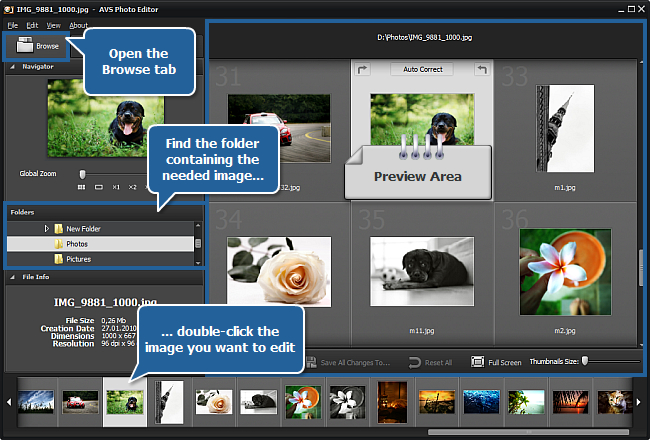 How to clone parts of an image using the Retouch tool? step 2