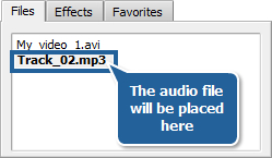 How to edit the audio track of your home video? Step 4
