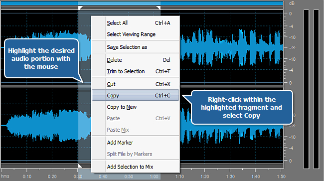 How to edit the audio track of your home video? Step 4