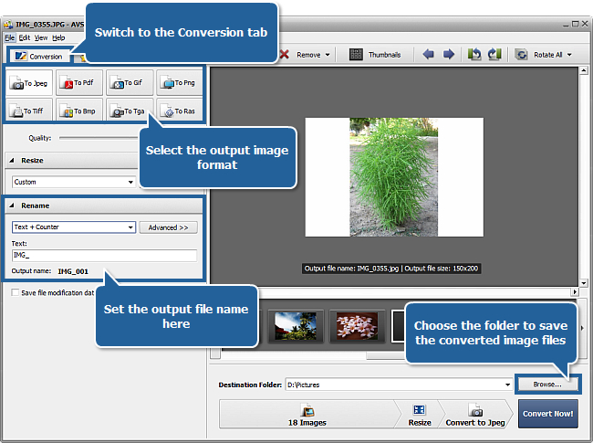 How to avoid the loss of some image areas while resizing? Step 5