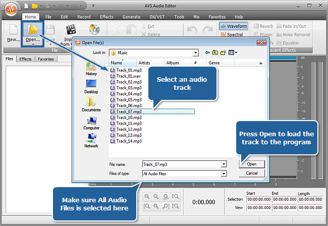 How to increase the sound volume of (a part of) an audio track? Step 2