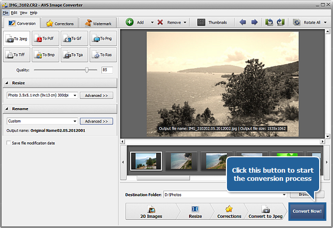 How to edit RAW files? Step 6