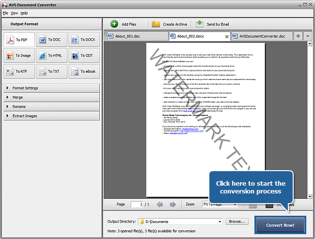 How to convert DOC/DOCX files to PDF format? Step 8