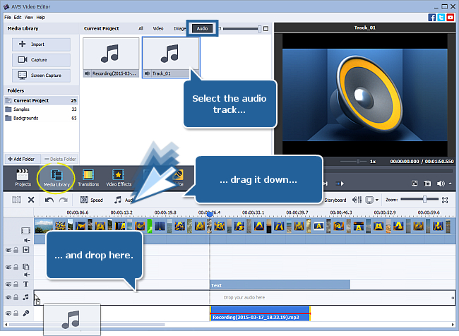How to create a slideshow using AVS Video Editor? Step 4