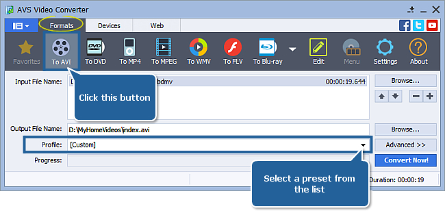 How to convert Blu-ray video? Step 3