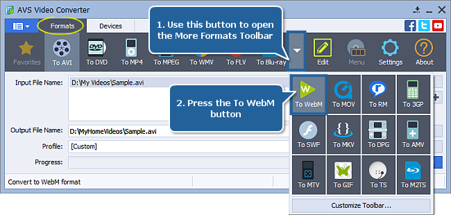 convert gif to webm set length