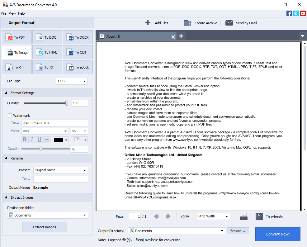 free download Neevia Document Converter Pro 7.5.0.216