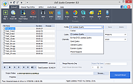 AVS Free Audio Converter. Klik om de volledige afbeelding weer te geven.