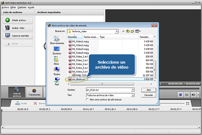 ¿Cómo cortar un archivo de vídeo utilizando AVS Video ReMaker? Paso 2
