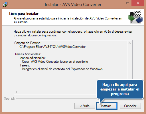 ¿Cómo descargar e instalar el software AVS4YOU en un PC? Paso 2