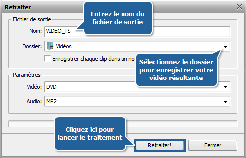 Comment traiter un DVD personnel en utilisant AVS Video ReMaker? Etape 6