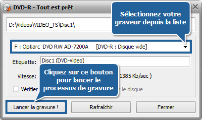 Comment traiter un DVD personnel en utilisant AVS Video ReMaker? Etape 7