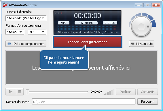 Comment enregistrer de l'audio en utilisant Stereo Mix? Etape 5