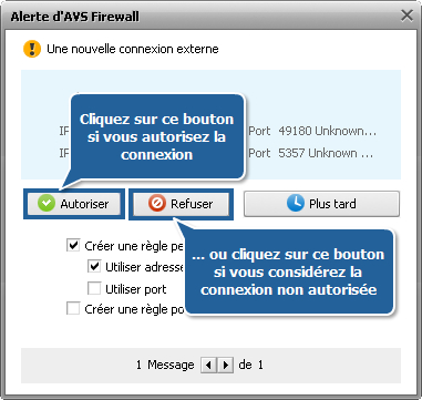 Comment protéger l'ordinateur contre les connexions réseau non autorisées? Etape 3