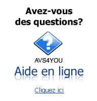 AVS4YOU Aide en Ligne. Trouvez les réponses à toutes vos questions. Cliquez ici pour les lire.